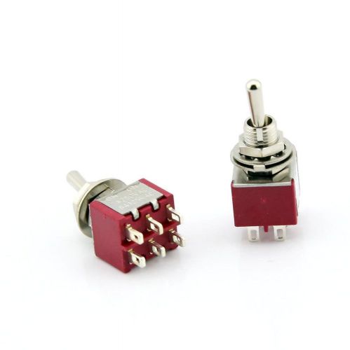 3pcs Mini Toggle Switch DPDT On-Off-On - High Quality