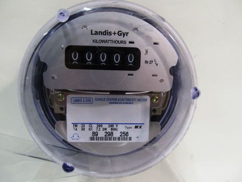 Landis &amp; gyr mx single stator electricity meter for sale