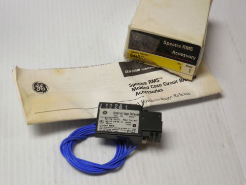 NEW GE SPECTRA RMS UVR UNDER VOLTAGE RELEASE SAUV1
