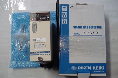 RIKEN KEIKI GD-V77D SMART GAS DETECTOR,C2H4 0-2000 PPM W/MANUAL