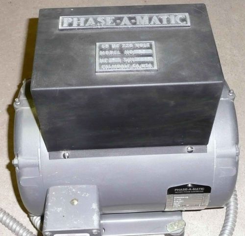 PHASE-A-MATIC PHASE CONVERTER R7 7HP 220V 60HZ