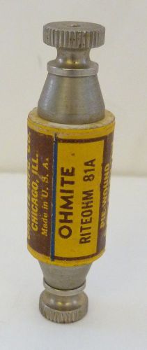 Vintage Ohmite Rite Ohm 81A Pie Wound Precision Resistor, 319319-6, 2000 Ohms