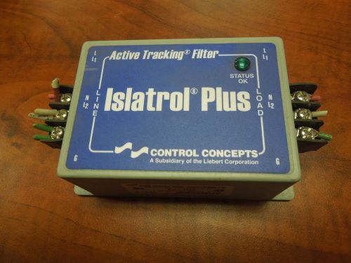 Control concepts islatrol plus power line filter ic+102 for sale