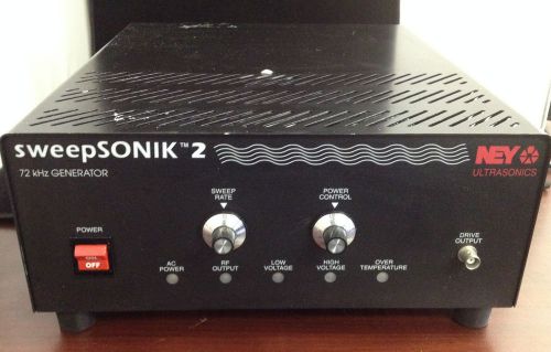 Ney ultrasonics sweepsonik 2 72khz generator model 72-s2g-8t-208v-a for sale