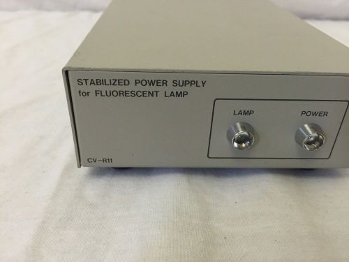 KEYENCE STABILIZED POWER SUPPLY FOR FLUORESCENT LAMP CV-R11 CVR11 24VDC