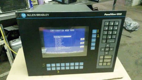 Allen bradley 2711-kc1 series f rev b panelview 1200 terminal frn 5.11.00 for sale