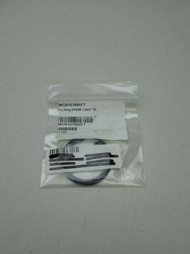 New waukesha wcb107695ft tri-ring epdm 1.643in id valve seat d382920 for sale