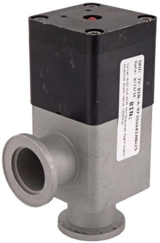 Varian nw25-a/o kf25 air-operated right-angle aluminum block valve l6281332 for sale