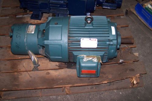 New reliance 20 hp electric motor w/ stearns brake 460 vac 256t frame 3 ? for sale