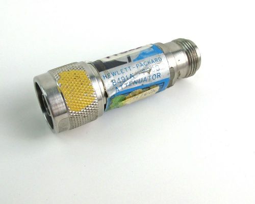 Hewlett packard 8491a attenuator type n connectors 20db 12.4 ghz for sale