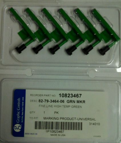 Disposable green pens for barton chart recorder - graphic controls 82-79-3464-06 for sale