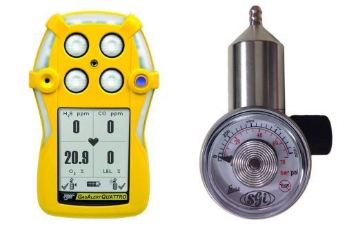 Bw tech gas alert quattro calibration regulator for sale