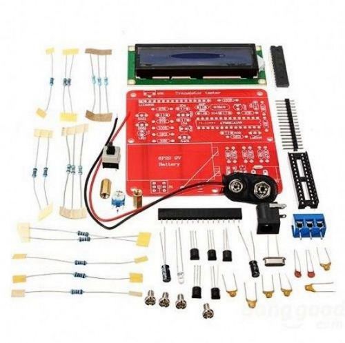 M168 DIY Meter Tester Kit For Capacitance ESR Inductance Resistor NPN PNP Mosfet