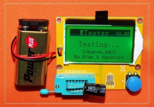 New versio transistor tester diode triode capacitance led esr meter mos pnp/npn for sale