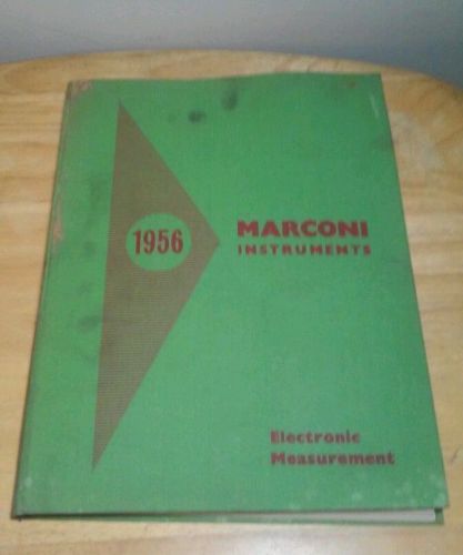 Marconi Instruments 1956 Catalogue Hardcover book Vintage Rare 1950&#039;s