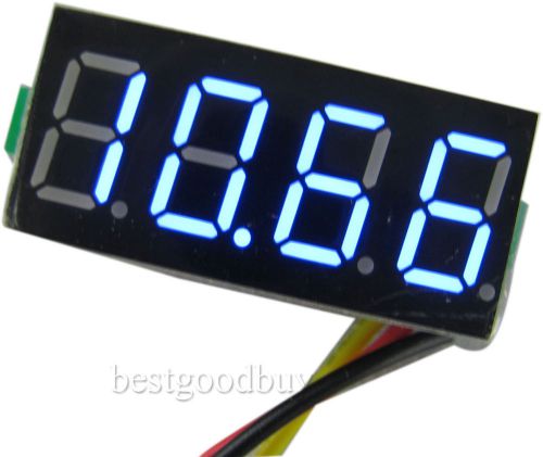 0.36&#039; 4 digit 3 lines 0-33v blue  digital display dc voltmeter digital voltmeter for sale