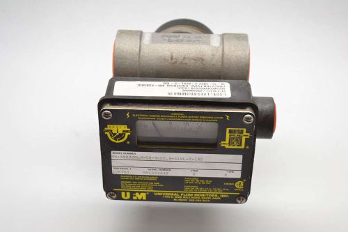Ufm mn-asb30glm-12-300v.9-a1wl-c-15d 30-110 lpm 6-30gpm water flow meter b409870 for sale