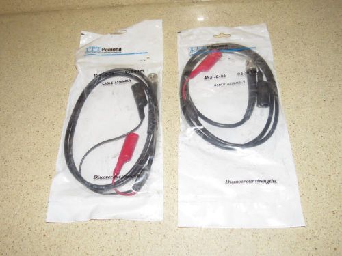 ^^ TWO  ITT POMONA 4531-C-36 9504EM CABLE ASSEMBLY- NEW IN PACAKGE