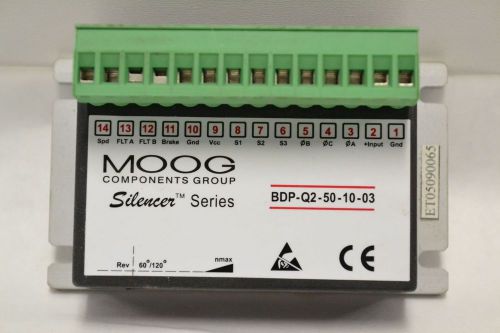 NEW MOOG BDP-Q2-50-10-03 SPEED CONTROLLER SILENCER REV 60 B279452