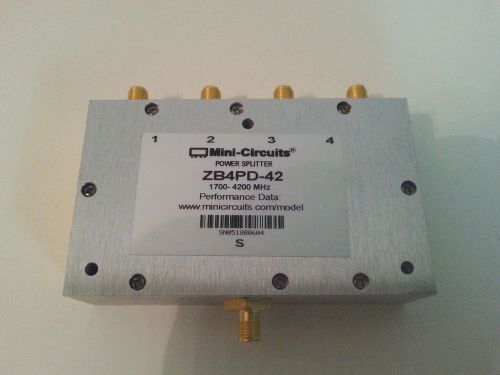 Mini-Circuits ZB4PD-42 4 Way Power splitter / Combiner 1700 to 4200MHz MCL