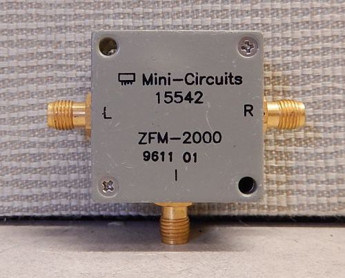 Mini-Circuits ZFM-2000 Coaxial Frequency Mixer 100 - 2000 MHz SMA  372
