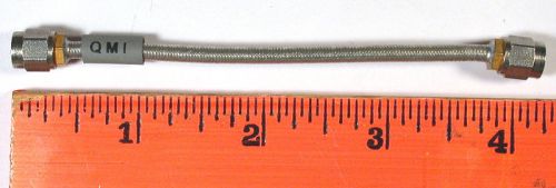 SMA COAX HAND-FORMABLE .141 - 4-Inch - QMI &#034;Semi-Flex&#034; - *USED*ONCE* - Qty:4