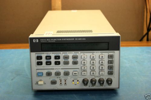 HP Agilent 8904A Multifunction Synthesizer, Calibrated, Warranty