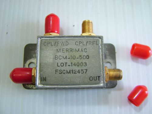 RF DIRECTIONAL COUPLER BCM-10-500 FWD / REV SMA
