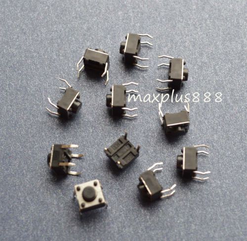 New 50pcs 6*6*5mm Tact Switch Tactile Push Button with 4 legs