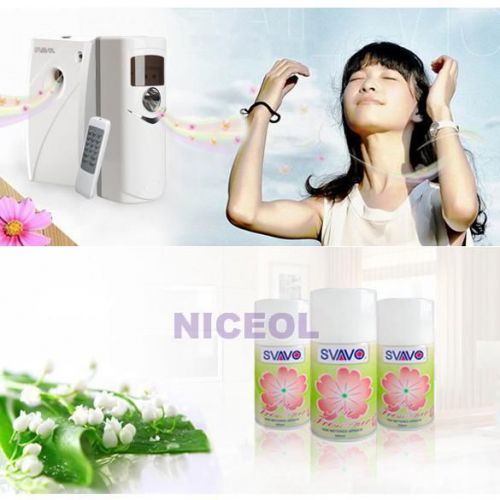 Automatic Light Sensor Aerosol Air Freshener Dispenser White OK-002 NI5L
