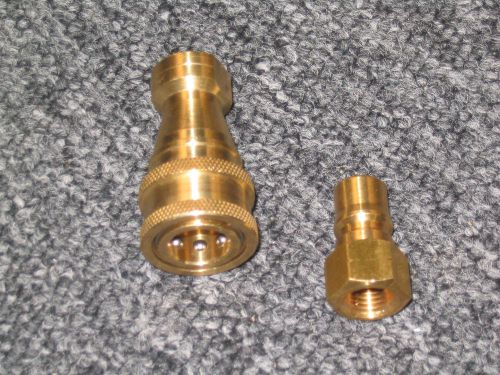 Set of 1/4&#034; Quick Disconnects w/Stainless Steel Orings