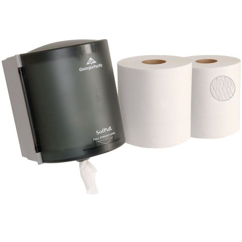 SofPull 58205 Translucent Smoke Paper Towel Dispenser Trial Kit