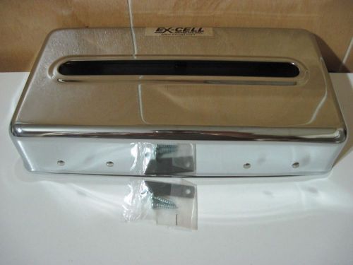 NEW Ex-Cell Kaiser 247 Chrome Surface Facial Tissue Dispenser Metal Box 10.5 x 6