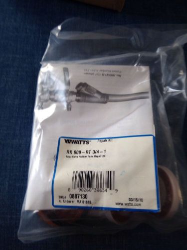 Watts rk 909-rt 3/4-1 valve rubber parts repair kit ~ new sku# 0887130 for sale