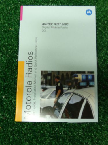Motorola ASTRO XTL5000 VHF UHF Digital Mobile Radio 03 CD User Guide #V
