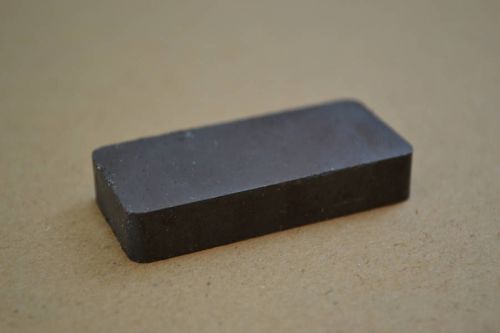 Lot of 20 ferrite magnets 1 7/8&#034; x 7/8&#034; x 3/8&#034; ceramic block 7.6 x 22.2 x 9.5 mm for sale