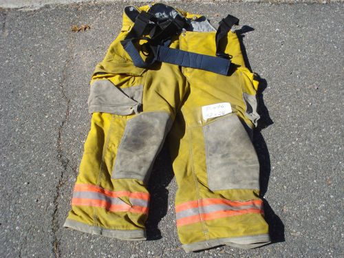 42x28 Pants Firefighter Turnout Bunker Fire Gear LION JANESVILLE.....P496
