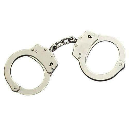 Stainless Steel Hinged Military  Handcuffs