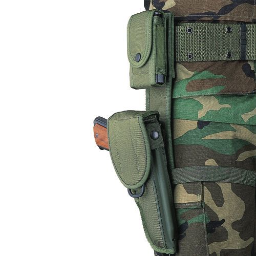 Bianchi 15141 Olive Drab Tactical Hip Extender For M12, UM84, UM92 Holsters