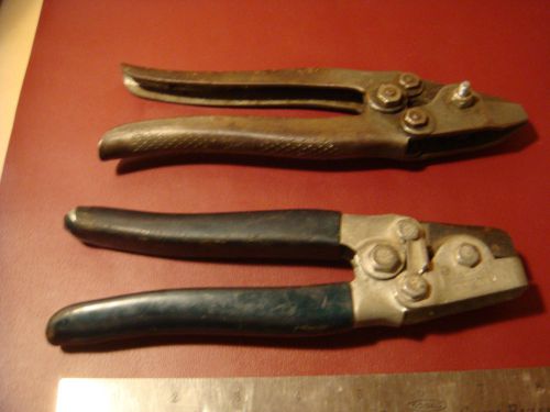 Malco n1 and sl-1 sheet metal tools notcher and snap lock punch vintage