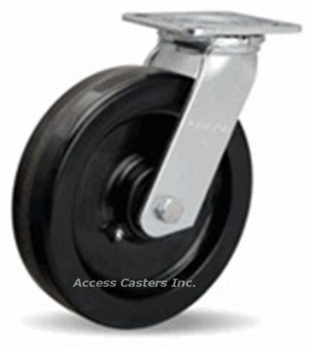 S-528-p 8&#034; x 2&#034; hamilton medium duty swivel plate caster, phenolic wheel for sale
