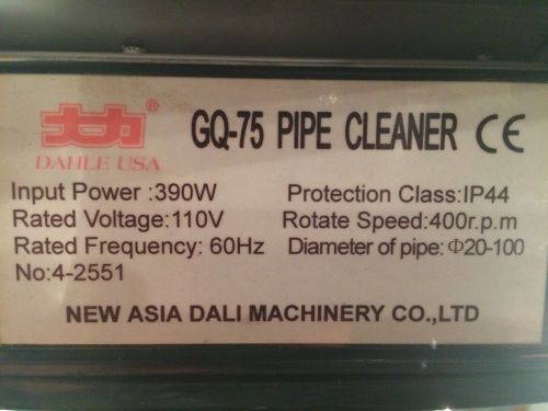 Ridgid K-50 drain cleaner DAHLE GQ-75 drain cleaner **NEW**