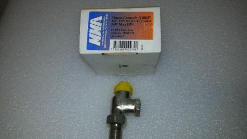 New macon n10857 horizontal angle valve 3/4&#034; radiator valve for sale