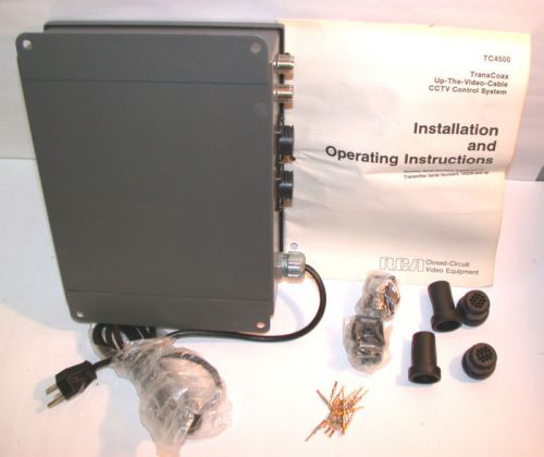 RCA TC4500 Transcoaxial Video Receiver CCTV CONTROL SYS