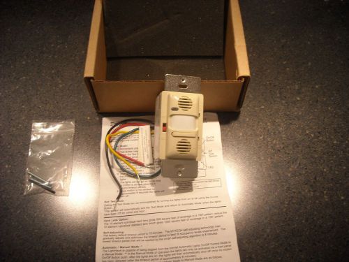 Hubbell / mytech lighthawk lh-mt-ivory passive ir ultrasonic wall switch. new! for sale