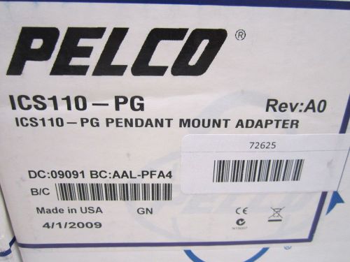 Pelco ICS110-PG Pendant Mount Adapter  NEW