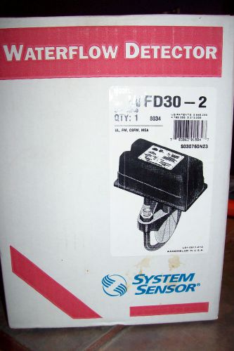 New - System Sensor Waterflow Detector WFD30-2 for 3&#034; Water Pipe