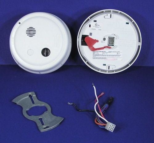 * gentex 9123f photoelectric smoke detector alarm 9000 series + wires + mount * for sale