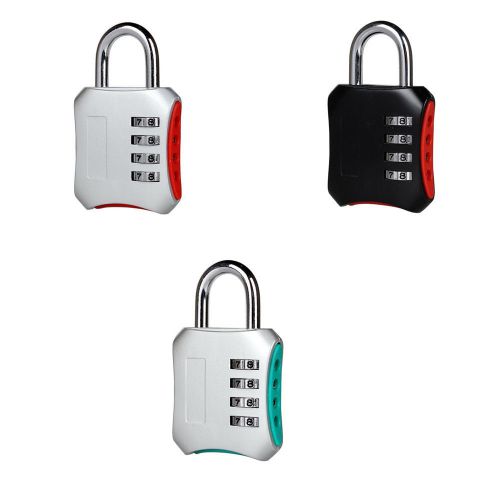 New Lock 4 Digit Resettable Combination 2&#034; Suitcase Lock Padlock (Random Color)