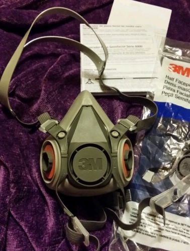 3M 6000 Respirator Medium Half Mask Facepiece 6200 (Mask Only)
